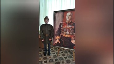Кряжев Сергей, 4 кл., шк. 187, А. Бамбуркин Маршал Жуков Георгий Константинович