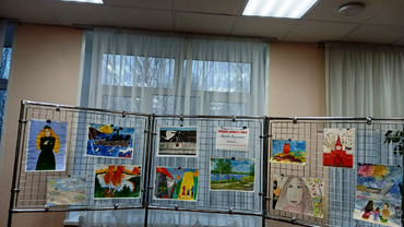 Выставка рисунков Всероссийского конкурса «Красота Божьего мира